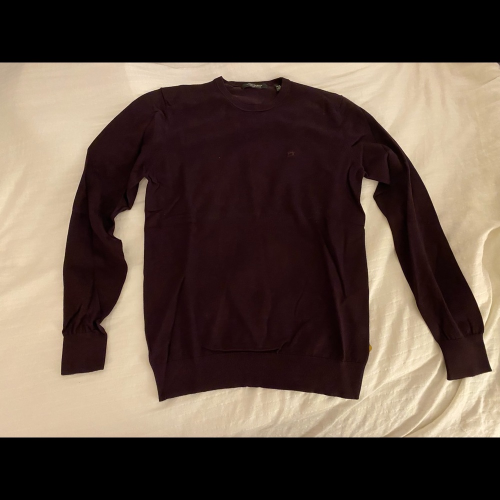 Scotch & Soda Men’s Maroon Sweater Size M